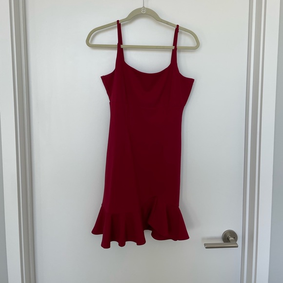 Red Mini Dress - Picture 4 of 5